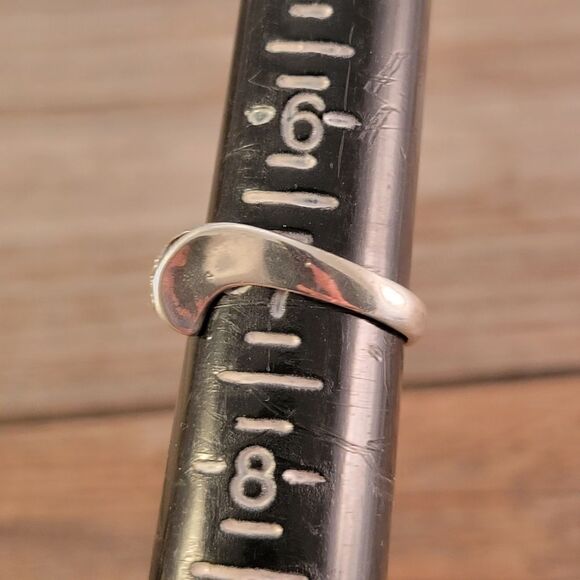 Sterling Silver Openwork Swirls Scroll Ring - Picture 5 of 6